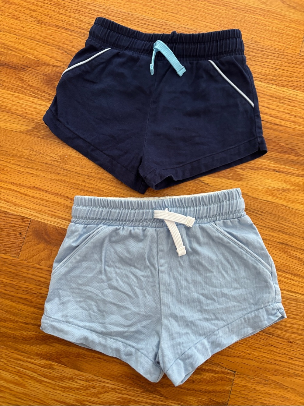 Cadets Toddler Boy Shorts - Size 2/3 - Two Pair - Navy and Light Blue
